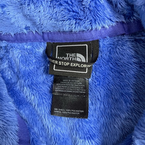 Women’s Purple The North Face Fleece Full Zip Jacket - Picture 8 of 8